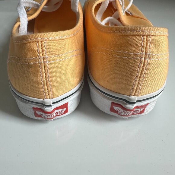 NWOT Yellow Canvas Vans Size 7 Women’s — Never Worn - Picture 12 of 13